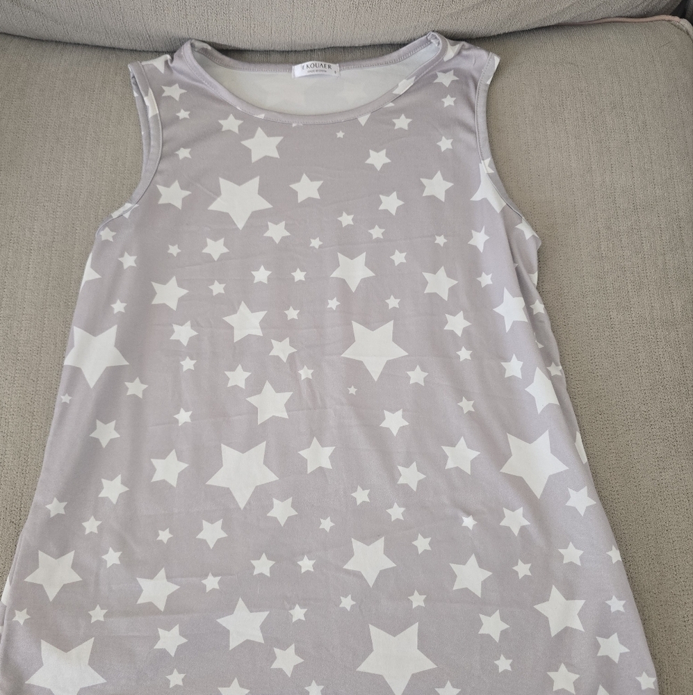 Starry Gray Kids Nightgown